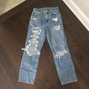 American Eagle High Rise Boyfriend Jeans